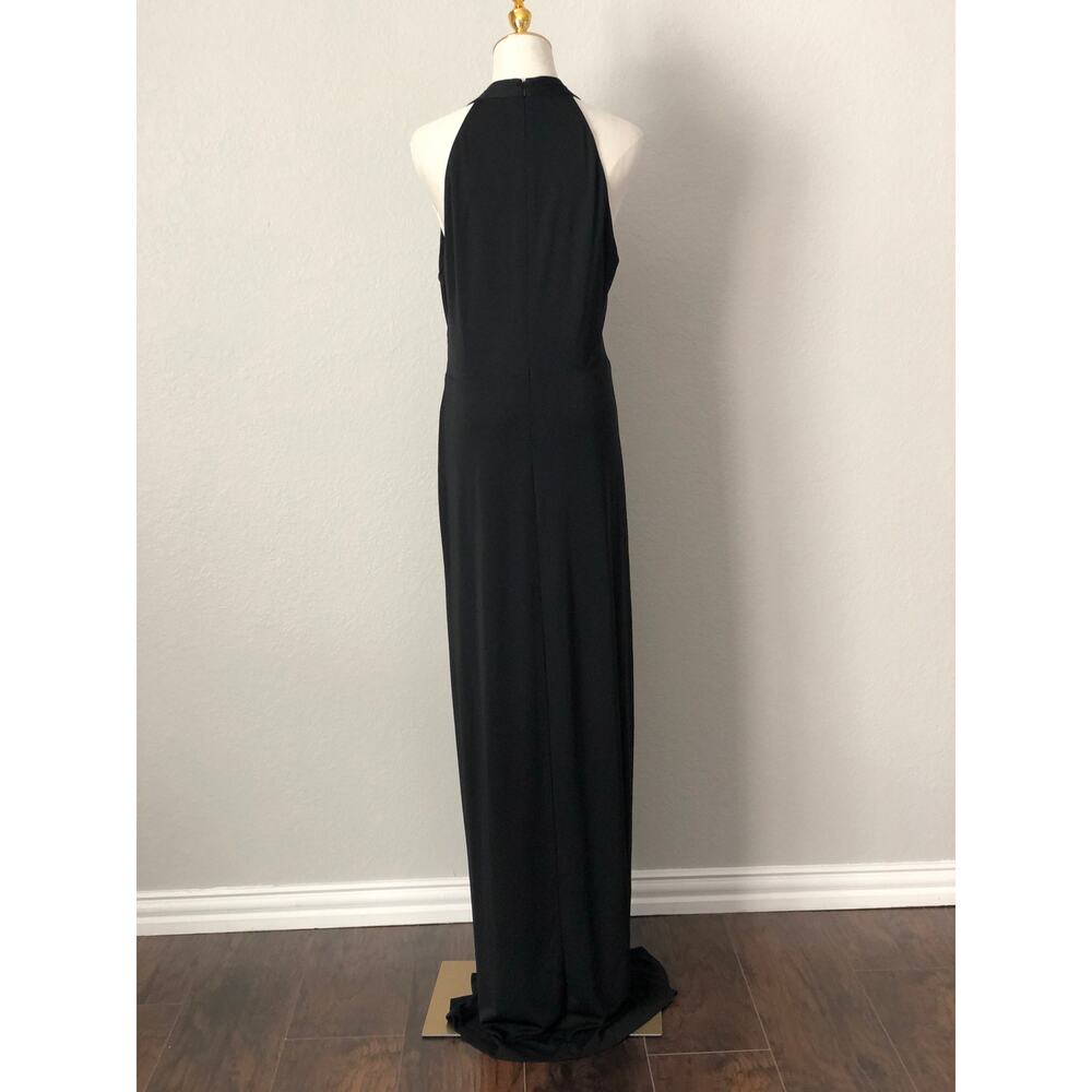 Lauren Ralph Lauren Rukan-Sleeveless Gown Women's Size 16 Black NEW - Picture 4 of 11